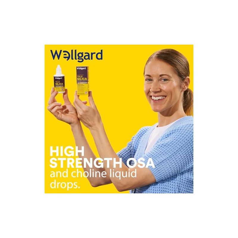 Silicium Supplement, Wellgard True Silica – Stabilised Silicon with Choline