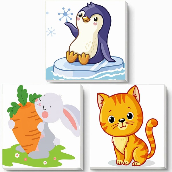 Hiolife paint by numbers kits for kids and beginner,painting set