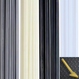 Plastic Welding Rods for Plastic Welding Contains Universal Heating Tip Plastic Rods ４Type ４０pcs ７.８Inch Plastic Weld Kit【YOKOMING】