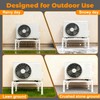 Mini Split Stand, Heavy Duty Adjustable Mini Split Ground Stand