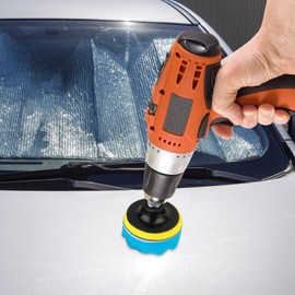 UKOFEW Polishing Sponges Pads, 13-Piece Polishing Sponge Car Set, Polishing Pad Set, Car Polishing Pads for Cordless Screwdriver, Polishing Machine, Polishing Pad, Drill Polishing, Grinding, Waxing
