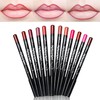 12 Pieces Professional Lipstick Set, Smooth Lip Contour Modelling Kit,
