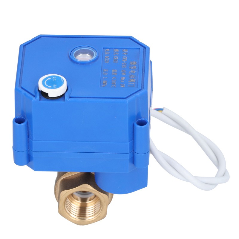 Motorized Ball Valve Brass Straight Pipe Pressure Device with Switch
