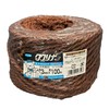 ユタカメイク シュロ縄玉 ブラウン 約3mm×100m M-134 手芸 園芸 DIY 飾り付け