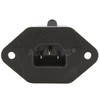 AC WORKS [AD1308-FG] IEC C14/ Sheet E with Mounting Holes