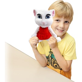Relsy Talking Friends Talking Angela Animated Interactive Cuddly Plush Toy with Talkback 12 Inches / 30CM Tall