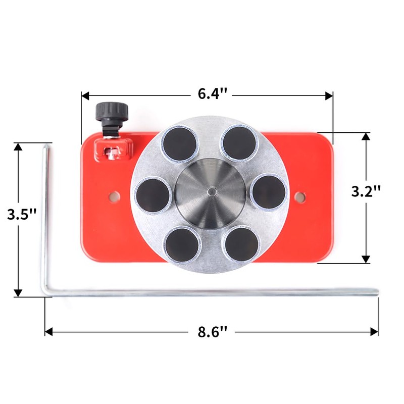 ZHSYMX Magnetic Wall Mount Blade Balancer Replace 339075B Lawn Mower