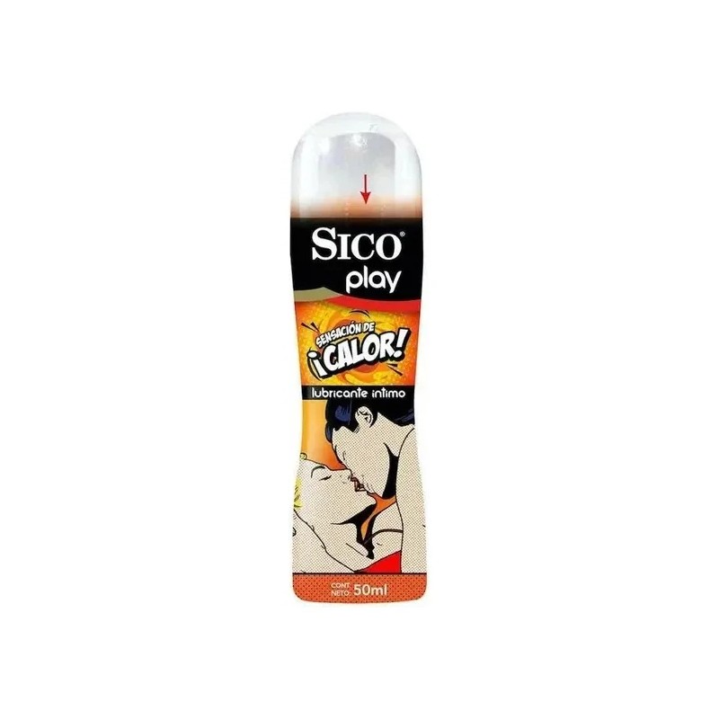 Lubricante Íntimo Sico Play Sensación De Calor 50ml