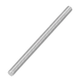 sourcing map Fully Threaded Rod, M12 x 180mm 304 Stainless Steel Right Hand Thread Bar Studs M12-1.75 Thread Pitch for Furniture Machinery Assembly