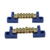 Meuey Lyot 6-Terminal Bus Pole Terminal Brass Wire Screw Terminal