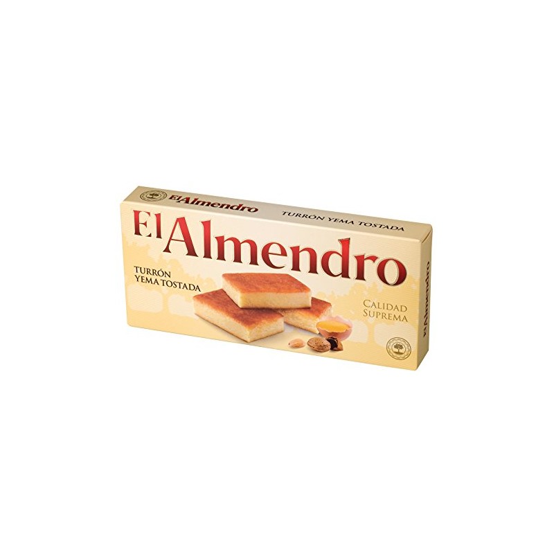 El Almendro Toasted Egg Yolk Turron (Yema Tostada) 7oz (200
