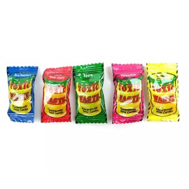 TOXIC WASTE - Hazardous Sour Candy Assortment - 5 Flavors (Choose 2 Or 4 Pounds) - 4 Pounds Bag