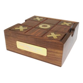 Gamekeepers Cottage gifts Grenade Wooden Noughts & Crosses & Solitaire Game With FREE ENGRAVING 163
