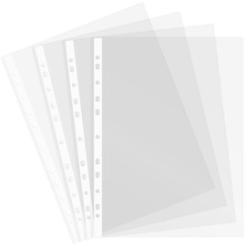 grafoplas 78149800 – Covers with Drills in Polypropylene embolsadas, A4, Transparent