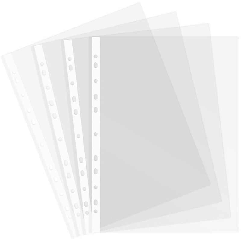 grafoplas 78149800 – Covers with Drills in Polypropylene embolsadas, A4, Transparent