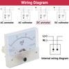 Ammeter, Analogue Ammeter 85C1 DC 0-30MA Pointer DC Ammeter Meter