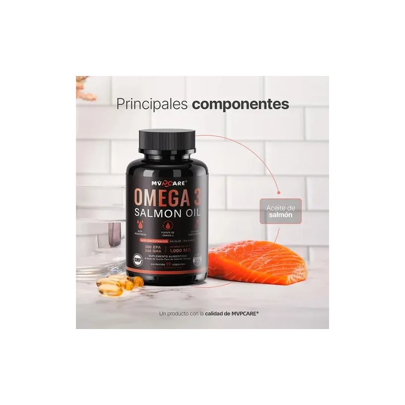 Omega 3 1000mg 90 Cápsulas Natural Ultimate Omega 3 Supplement,