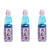 Hatakosen Ramune Blueberry, 200 ml (3 Bottles)