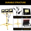 36000 Lumen Work Lights with Stand, 3 Adjustable Head LED