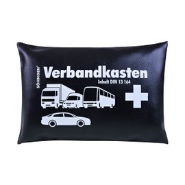 Shngen 2970012 Kit di Pronto Soccorso per Auto, Din 13164, Nero