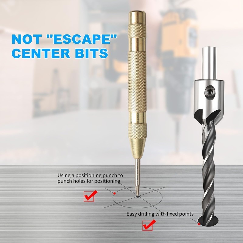 Rocaris 5 Pack Step Drill Bit & 5 Pack Countersink