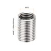 sourcing map 50Pcs Helical Threaded Inserts, M10-1.5x2.5D 304 Stainless Steel