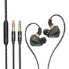 in-Ear Headphones with Microphone, 2- in-1 Ear Phones Ear Buds