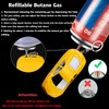Torch Stylish Sports Car-Shaped Butane Lighter, Windproof with Adjustable Flame,