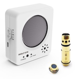 BOOLIT EYE 2nd Generation 380acp Dry Fire Training System, Laser Cartridge and Personal Electronic Target kit Safely Practice Steel Plate Sound and Flash Feedback