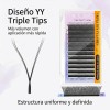 Extensiones Pestañas Mink Nagaraku Triple 3d Yy 0.07 D