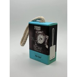 BROMPTON & LANGLEY Soap On a Rope - EXFOLIATING SEA SALT - 10.5 oz