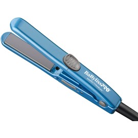 BaBylissPRO Nano Titanium Mini Straightening Iron Blue 0.5 Inch