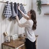 Penguin Home Premium 100% Pure Cotton Grey Tea Towel for