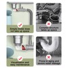 QruiLanTu Sink Trap 1 1/2'' P-Trap Replacement Upgrade Visible Sink