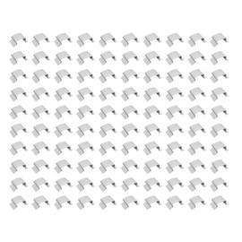 100x Stainless Steel 25x10x15mm Greenhouse Glass Glazing Clips, Greenhouse Glass G Clips Repairs Clips Replacement