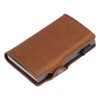 Wallet Aluminium Alloy PU Anti Lost Ultra Thin ID Credit