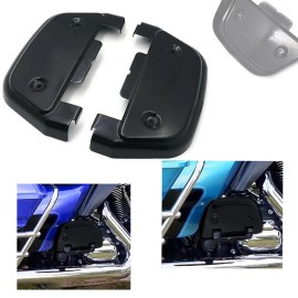 Unbranded US Black Passenger Footboard Floorboard Cover for Harley Dyna Softail Road Glide