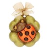 Thun - Mini Figurine with Ladybird on Clover Leaf Ceramic