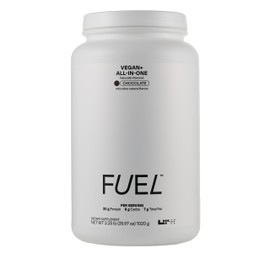 LTH Fuel Vegan & All-in-One - Trusted by Life Time Fitness Members - 30g Protein - Plant-Based Protein Meal Replacement - Vitamins, Minerals, Digestive Enzymes & Probiotics - Chocolate, 20 Servings