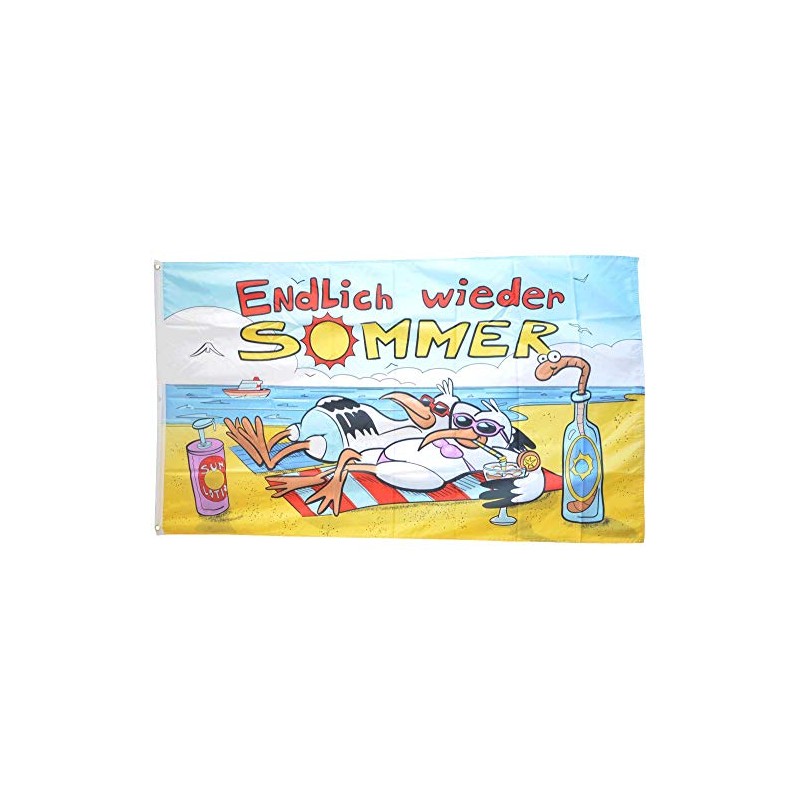 Flaggenfritze® Flag Finally Again Summer – 90 x 150 cm