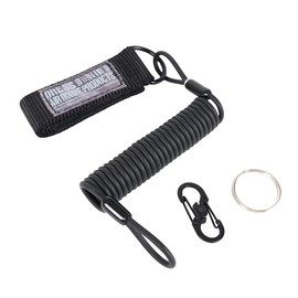 DRESS AIRBONE Tactical Lanyard, Extra Thick, Matte, Durable, Fishing Gear, Fish Grip, Pliers, Line Cutter, Fish Grip, Carabiner
