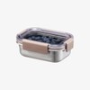 LocknLock Stainless Steel Food Storage Container - Airtight, Leak-proof, Stackable