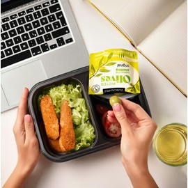 Tuscanini Italian Pitted Snack Olives, 1 oz (6 Pack) | Convenient Olive Pouches for Snacking | No Oil | Gluten Free, Vegan, Keto Friendly | Pitted Olives | Great for Travel, Picnics and Office Snacks | Kosher