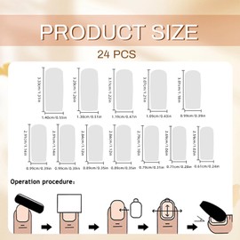 GlamRays Long Press On Nails Black French False Nails Tip False Nails Square with Gold 3D Butterfly Design Gold Glitter Glue Nail Black Pack of 24