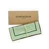 D'Moksha Homes Sage Green Linen Placemats with Forest Green Trim,