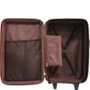 Amerileather Waxy Brown Leather 26" Expandable Suitcase with Wheels (#89-4)