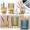 DASITON Makeup Brush holder Organizer,Crystal Cosmetic Makeup Brush Glass Brushes