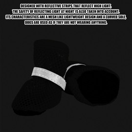 Summer Breathable Dog Shoes for Small Dogs, Breathable Mesh Dog Boots for Summer Hot Pavement, Reflective Adjustable Non Slip Paw Protectors for Small Dogs Cat Puppy (Green, XL)