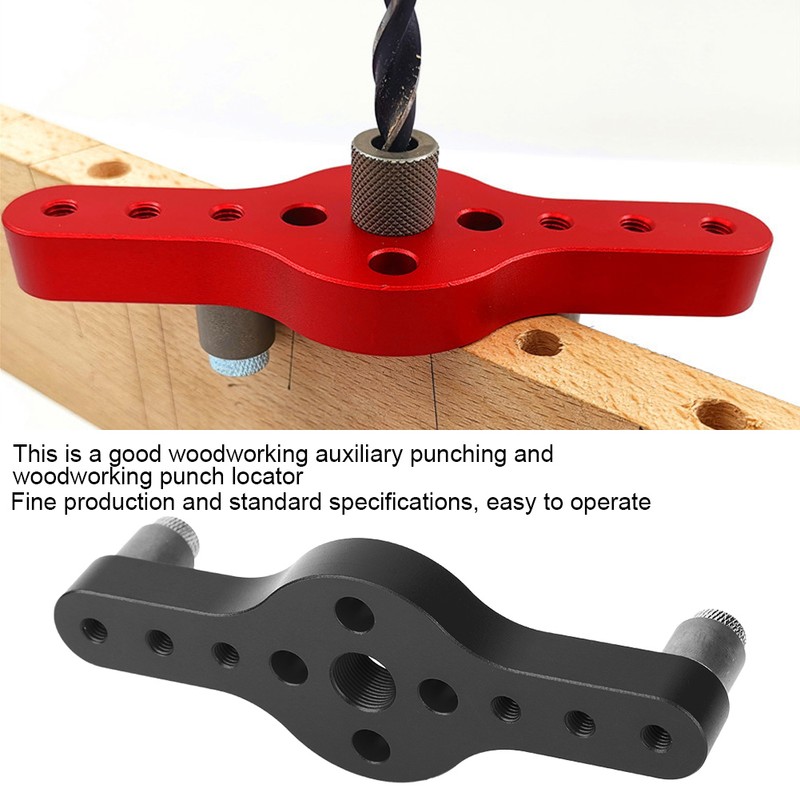 Hole Punch Locator Aluminum Alloy Puncher Gauge DIY Woodworking Tool