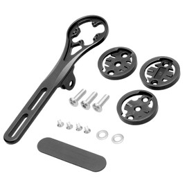 Bicycle Mount for Garmin Edge, Extended Out Front Mount, Road Bike (Aluminium Alloy) Handlebar Mount for Garmin Edge 25 130 200 500 510 520 800 810